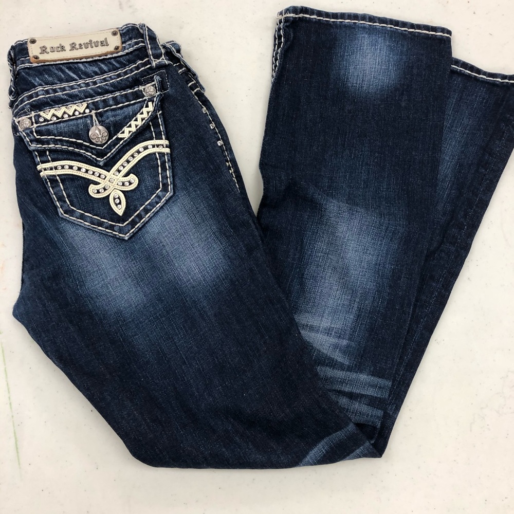 Rock Revival jeans size 27 elaina boot cut nwot
